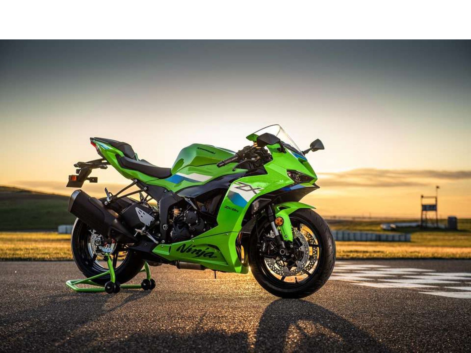 Мотоцикл KAWASAKI Ninja ZX-6R (Lime Green/Blue) 2026