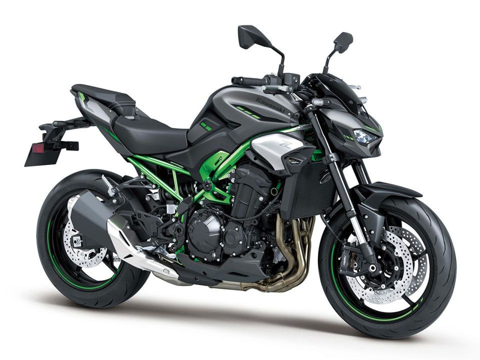 Мотоцикл KAWASAKI Z900 (70kW) (Grey/Black/Green) 2025