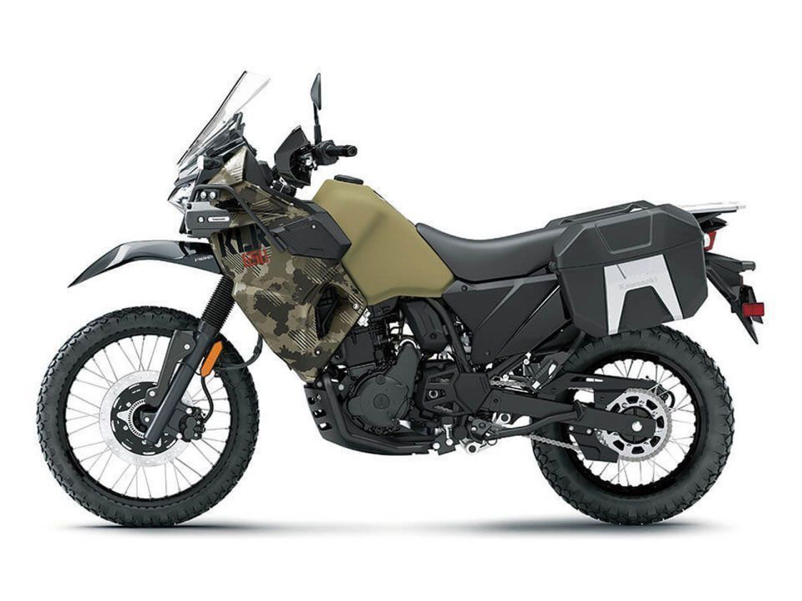 Мотоцикл KAWASAKI KLR®650 ADVENTURE ABS (Camo / Gray) 2025
