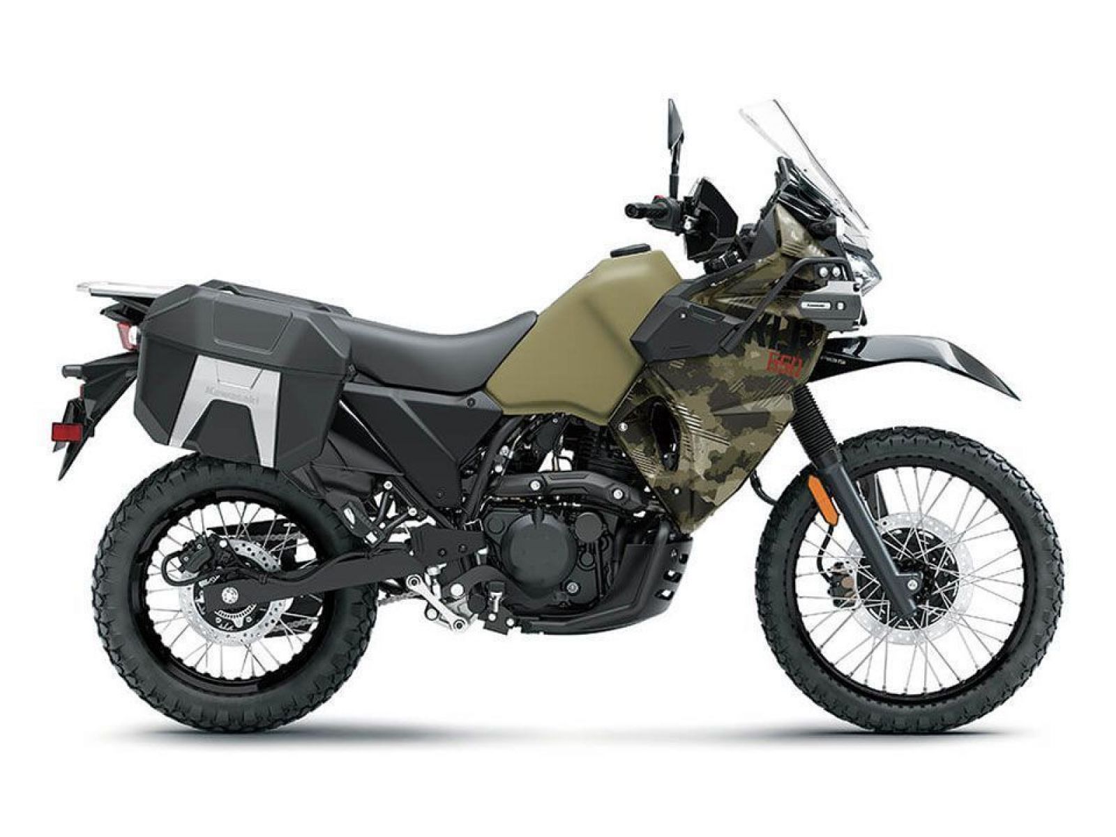 Мотоцикл KAWASAKI KLR®650 ADVENTURE ABS (Camo / Gray) 2025