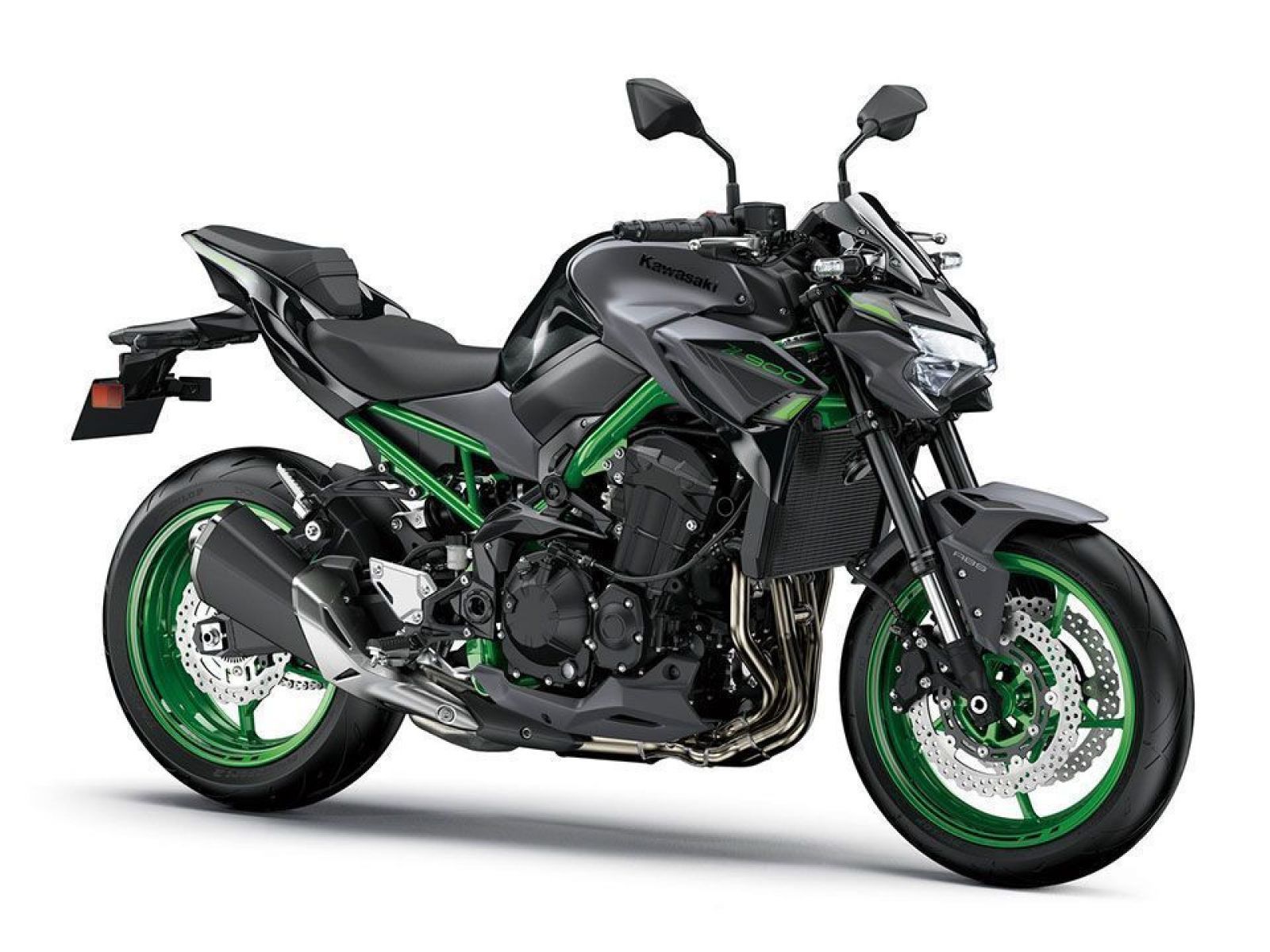 Мотоцикл KAWASAKI Z900 (Black/green) 2023