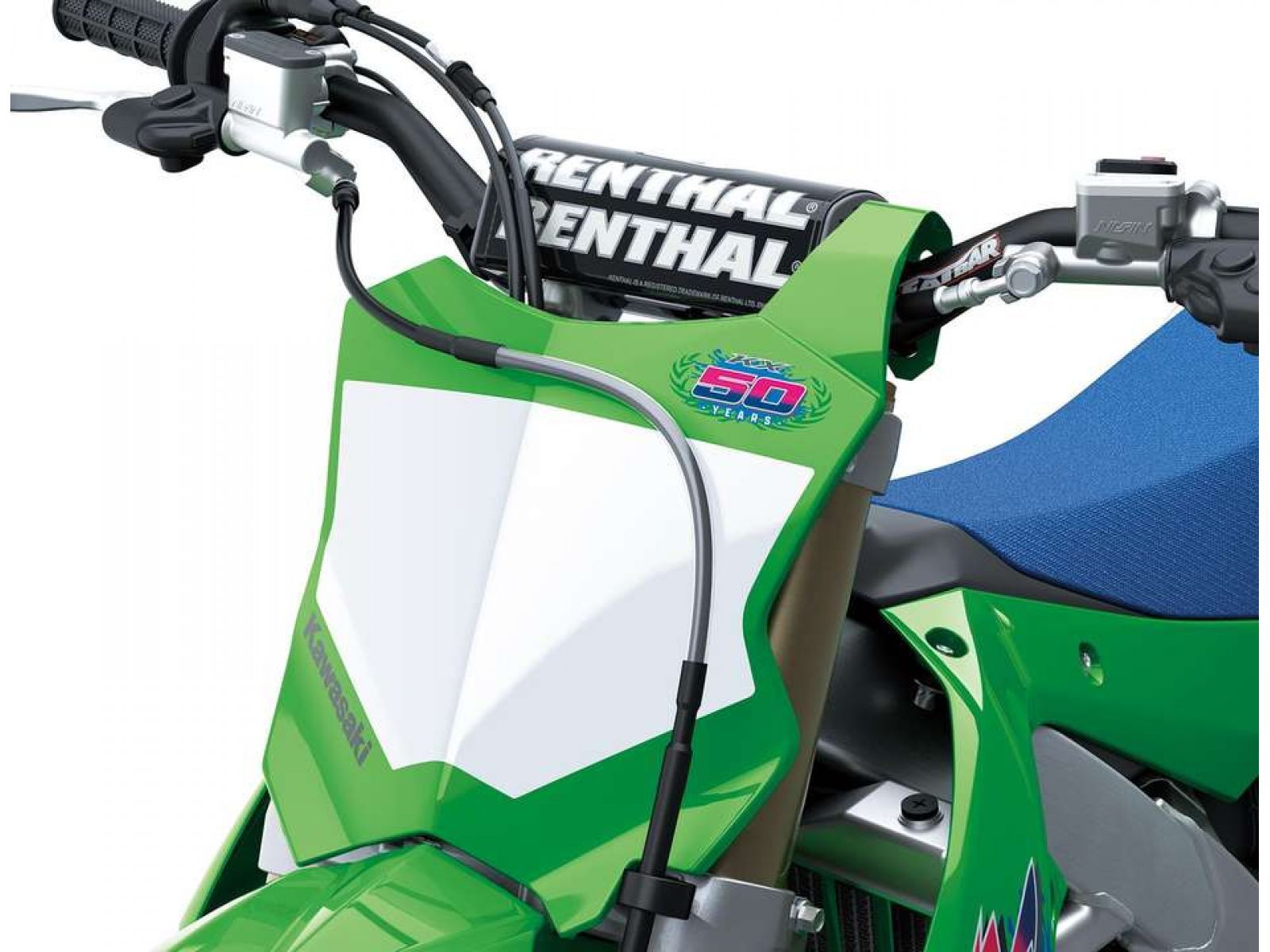 Мотоцикл KAWASAKI KX250 50th Anniversary (Green blue white) 2024