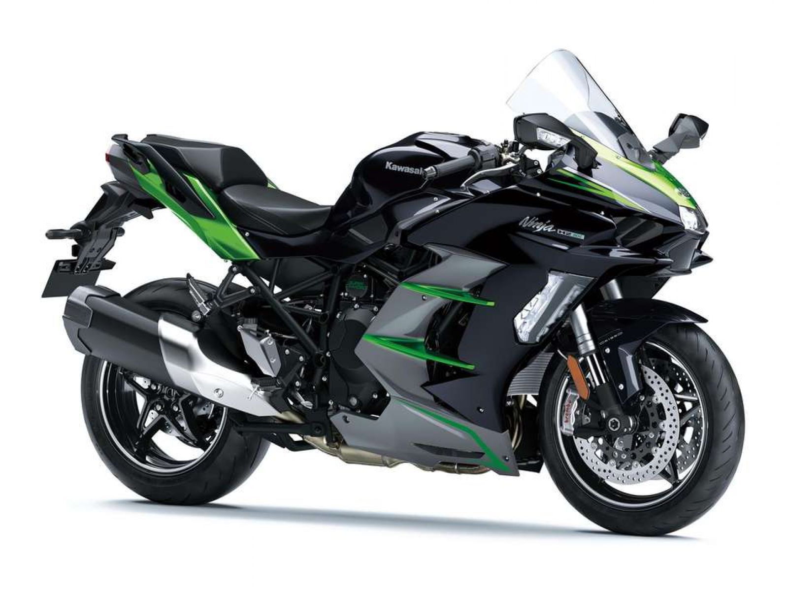 Мотоцикл KAWASAKI Ninja H2 SX SE (Black/Grey/green) 2023