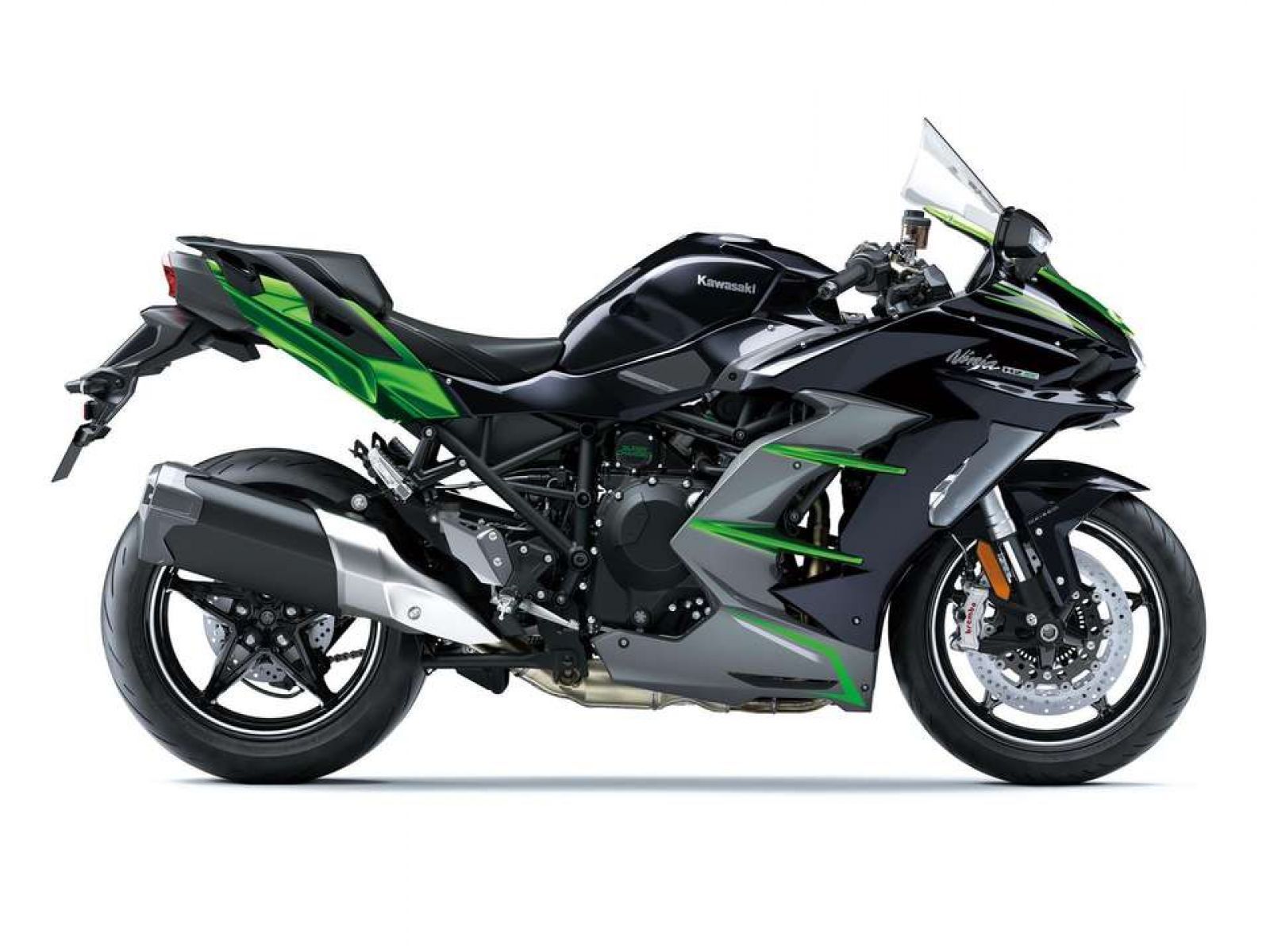 Мотоцикл KAWASAKI Ninja H2 R (Black/Grey/green) 2025