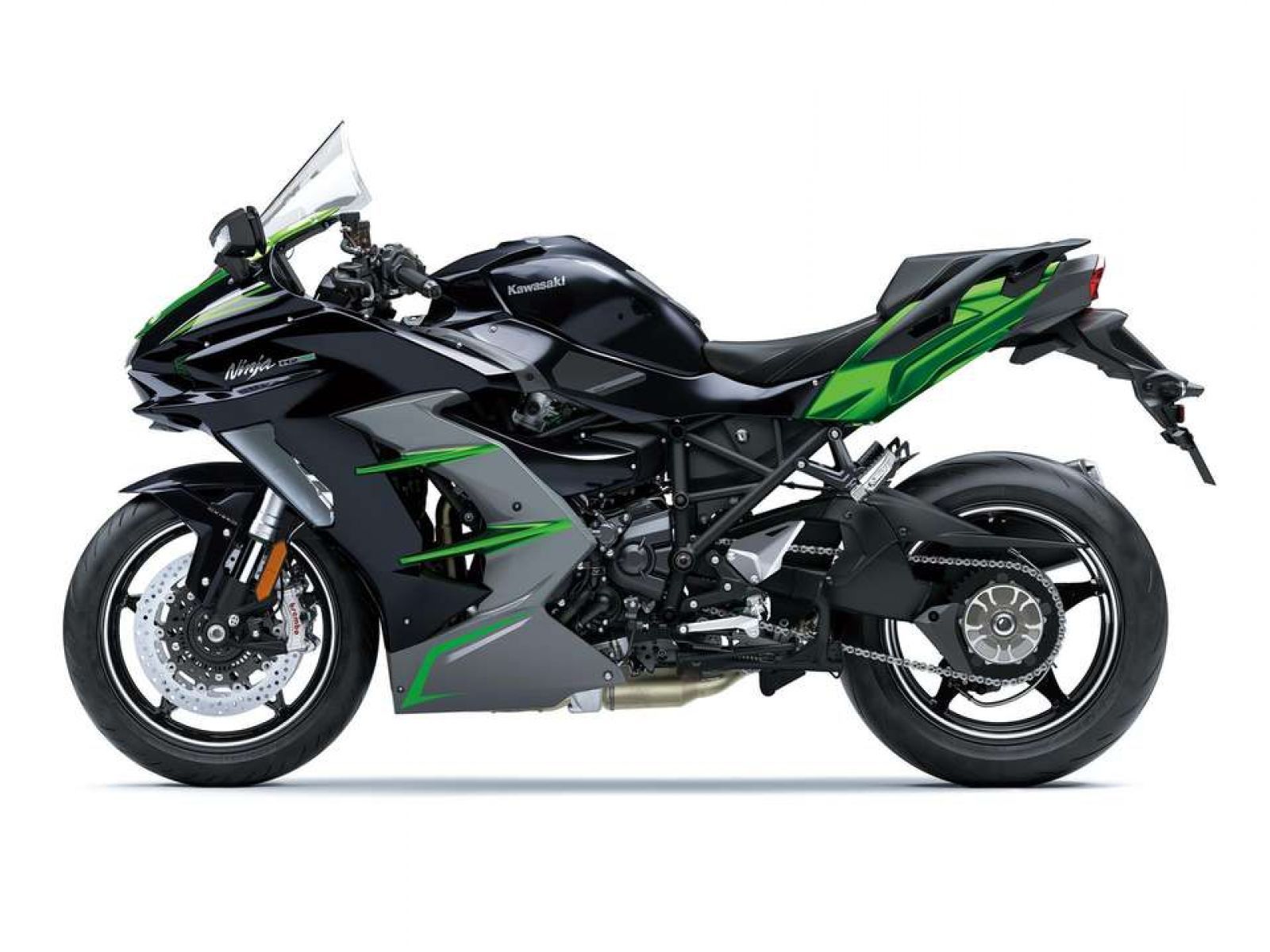 Мотоцикл KAWASAKI Ninja H2 R (Black/Grey/green) 2025