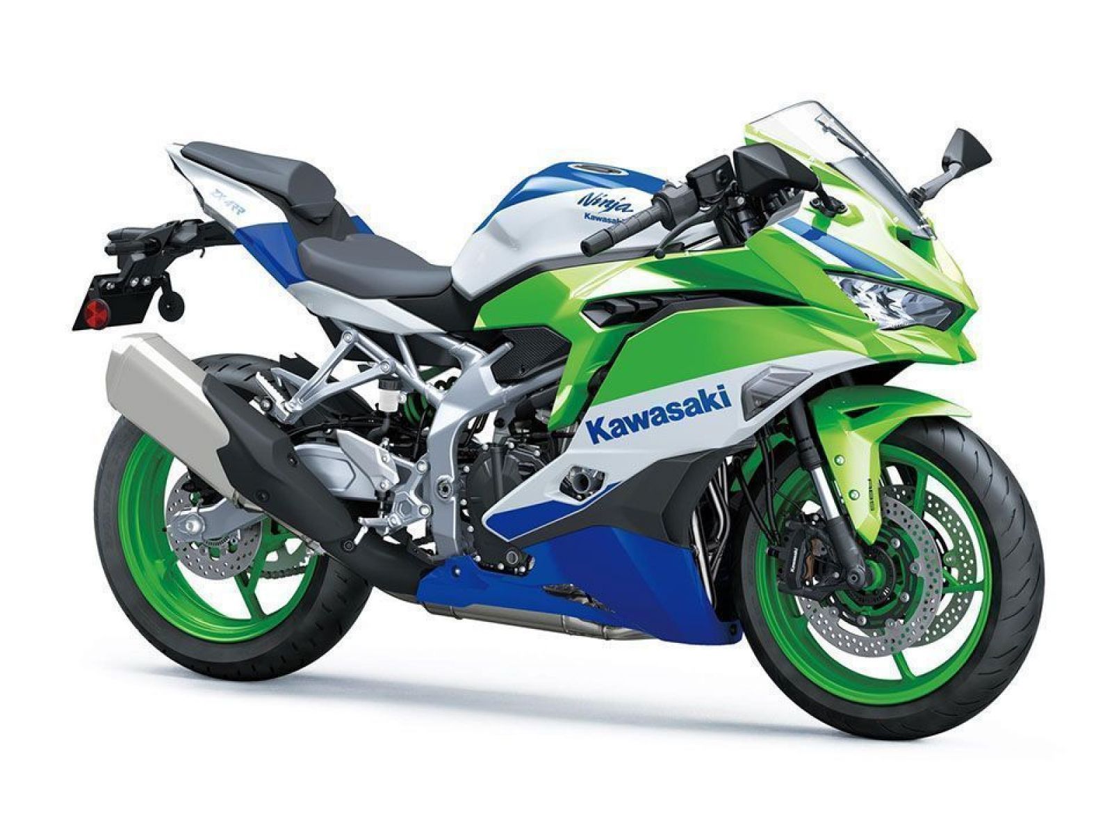 Мотоцикл KAWASAKI Ninja ZX-4RR 40th Anniversary (Green/white/ blue) 2024