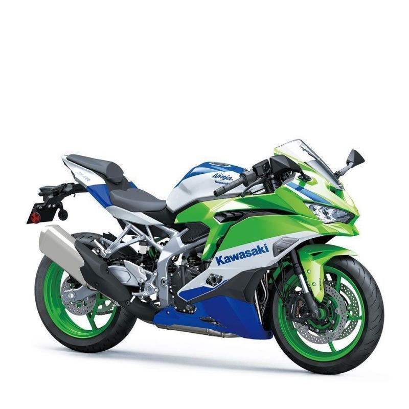 kawasaki ninja white and green