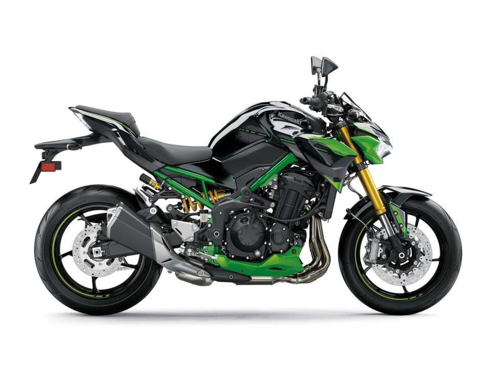 Мотоцикл KAWASAKI Z900 SE  (Grey/black/green) 2024