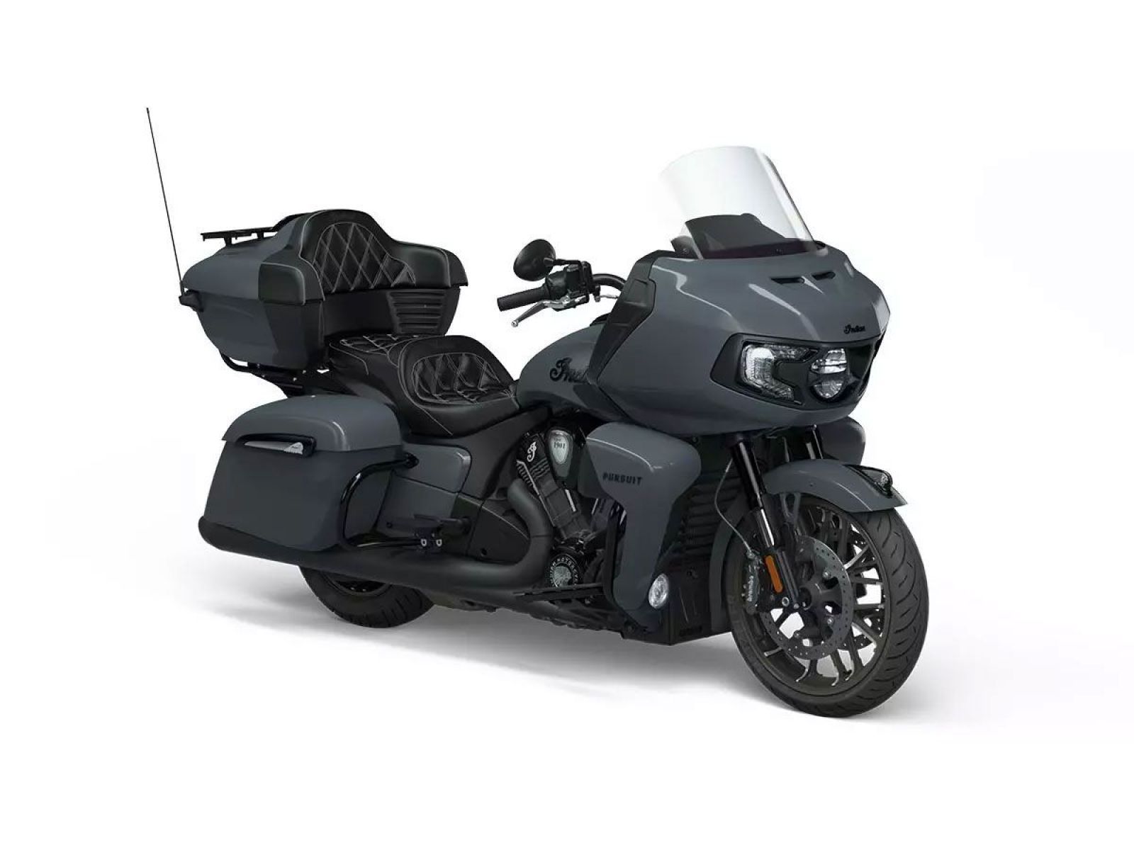 Indian Pursuit Dark Horse With Premium Package (Stealth Gray)