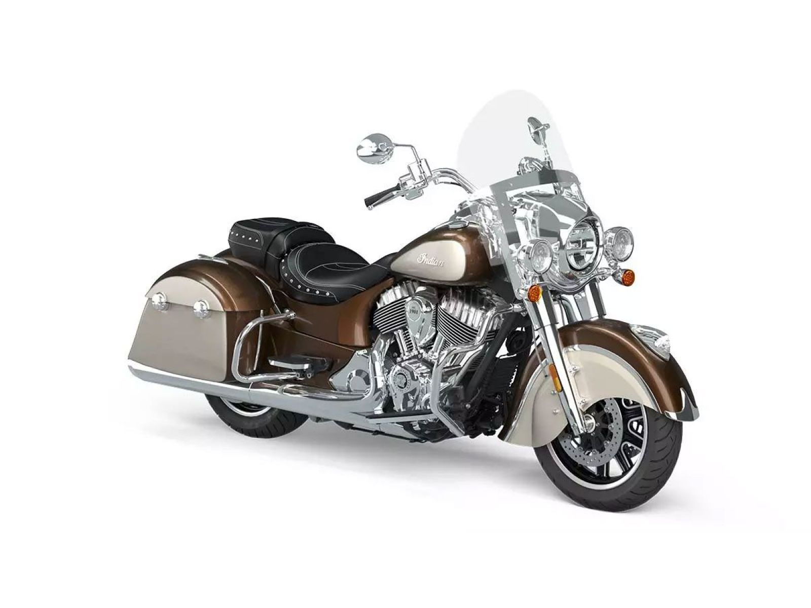 Мотоцикл Indian Springfield (Silver Quartz Metallic / Bronze Pearl Metallic)
