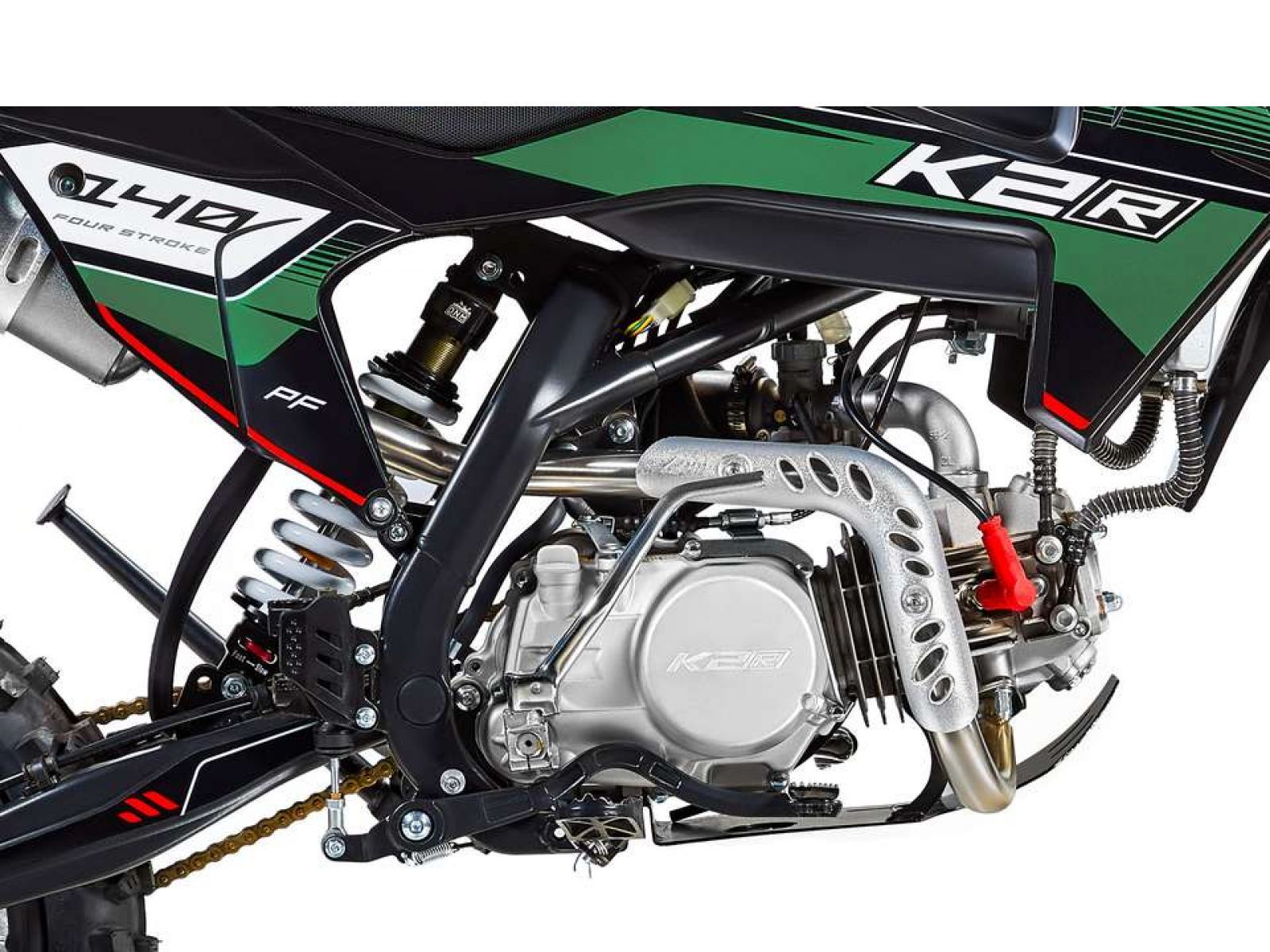 Питбайк K2R PF 140 - Green/Black '2023