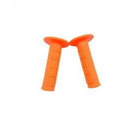 Ручки руля (грипсы) для питбайков K2R #1 оранжевый HBGPB01O