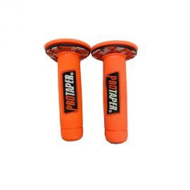 Ручки руля (грипсы) для питбайков K2R #2 оранжевый HBGPB02O