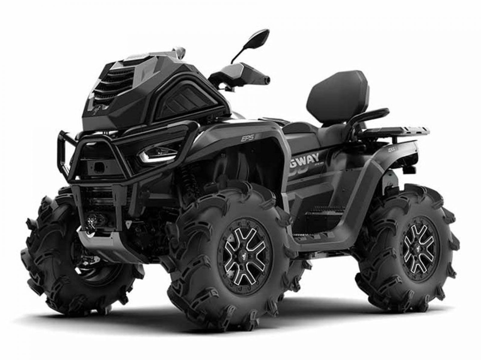 Квадроцикл SEGWAY AT10 LXW MUD (Чёрный матовый/Чёрный) 2025