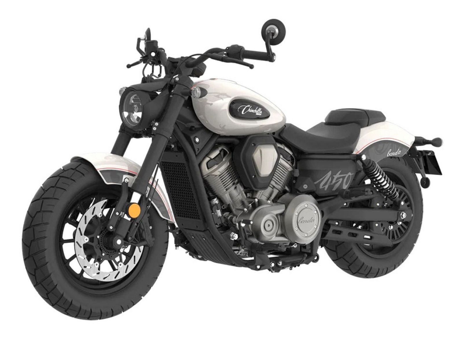 Круизер BENDA Chinchilla 500СС ABS (BD-500) (WHITE) 2025