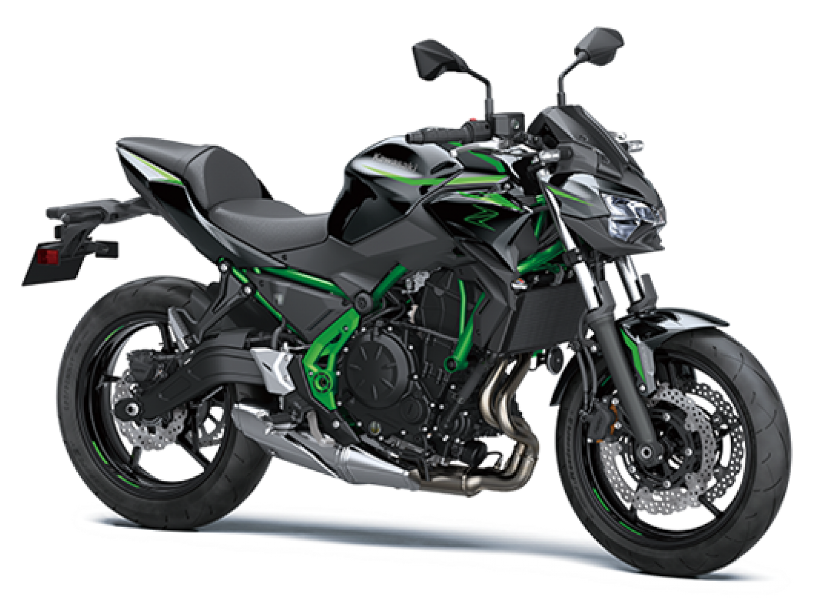 Мотоцикл KAWASAKI Z650 (Меtalliс Sраrk Вlаck/Grеen) 2025