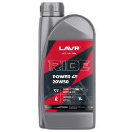 Масло моторное LAVR RIDE POWER 4T 20W50 SM 1 л