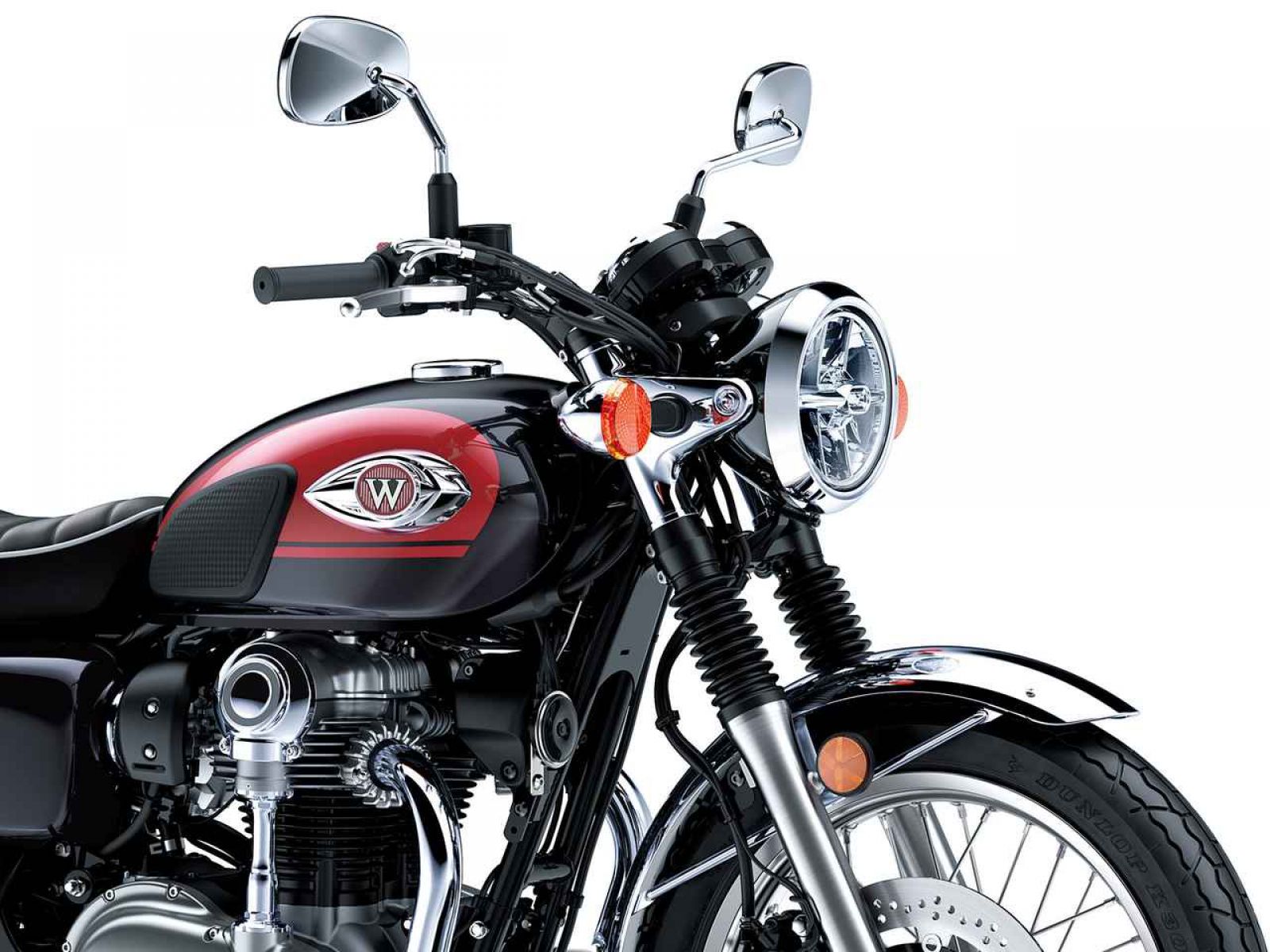 Мотоцикл KAWASAKI W800 (black red) 2024