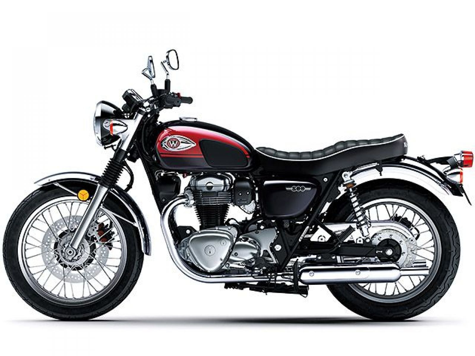 Мотоцикл KAWASAKI W800 (black red) 2024