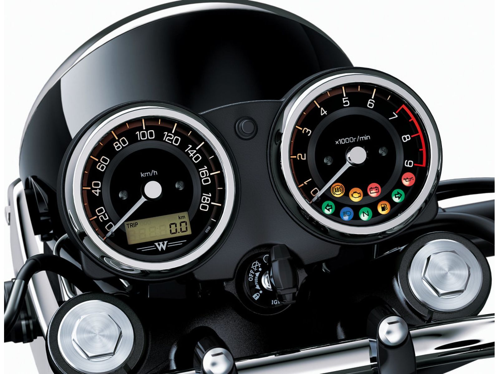 Мотоцикл KAWASAKI W800 (black red) 2024