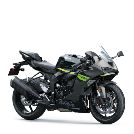 Мотоцикл KAWASAKI ZX-6R (Metallic Matte Graphenesteel Gray / Metallic Spark Black / Lime Green) 2026