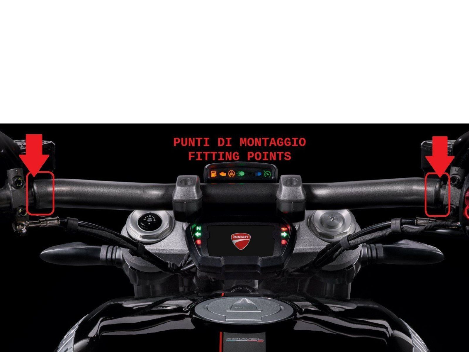 Проставки на руль для Ducati XDiavel 16-17