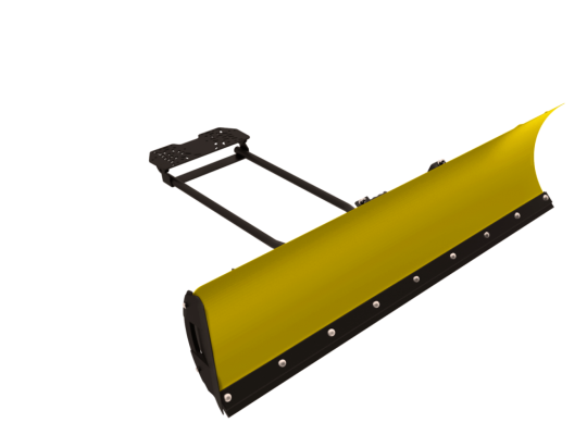 Отвал для снега универсальный ATVIRON желтый с быстросъемным механизмом 00.5.13-Y