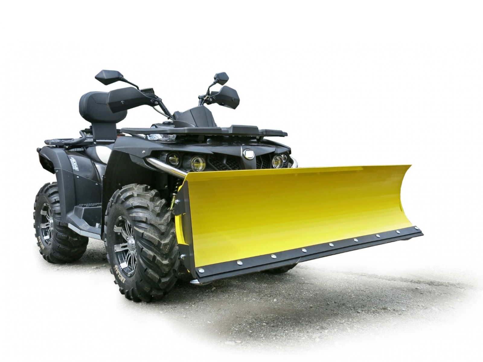 Отвал для снега универсальный ATVIRON желтый с быстросъемным механизмом 00.5.13-Y