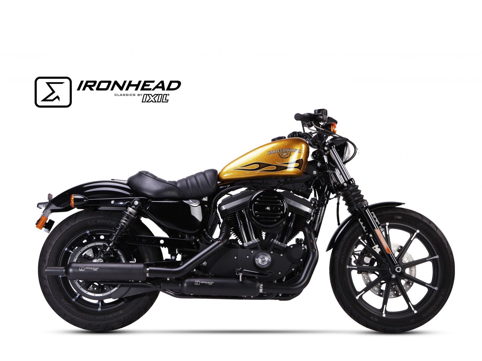 Выхлопная система IXIL КОМПЛЕТ HARLEY DAVIDSON SPORTSTER XL 883 14-16 HC1B HD1009SBx2