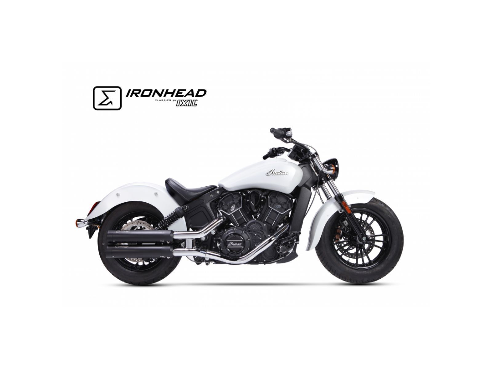 Выхлопная система IXIL КОМПЛЕКТ SCOUT ´15 -´20 / SCOUT BOBBER 15-23 / FTR 1200 2022 HC1B HI2001SB/HI2002SB
