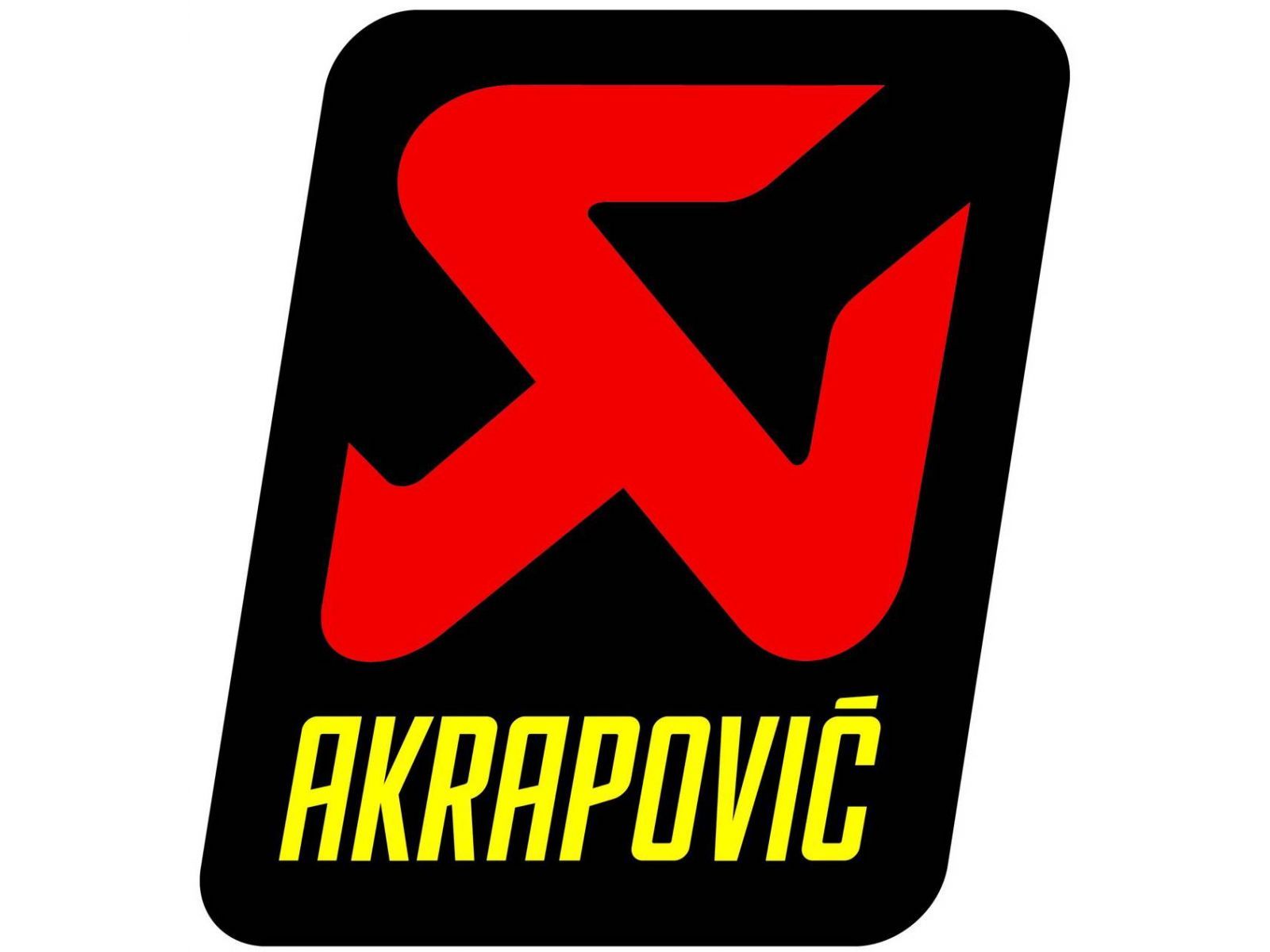 Наклейка алюминиевая термостойкая на глушитель AKRAPOVIC 