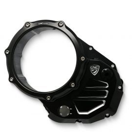 Крышка сцепления прозрачная CNC RACING CA502B Black для Ducati XDiavel/Diavel/Multistrada 1200/Multistrada 1260