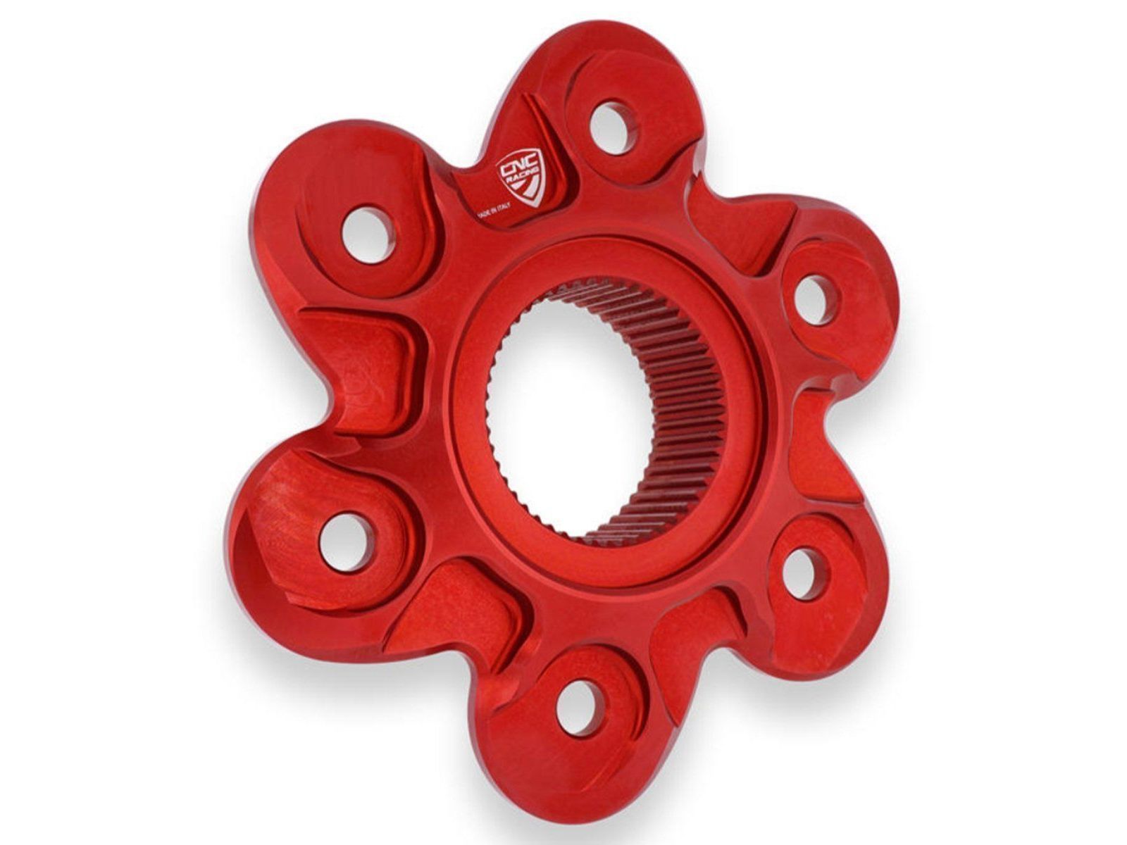 Крепление задней звезды CNC RACING FL506R Red для Ducati Panigale V4 18-20