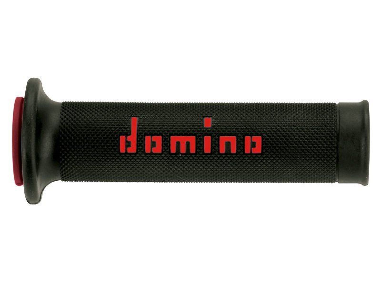 Грипсы DOMINO Road Racing Black/Red