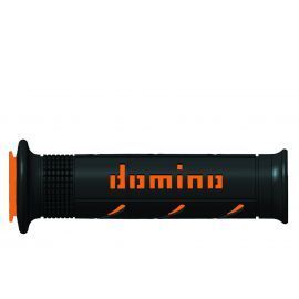 Грипсы DOMINO Road Racing Black/Orange