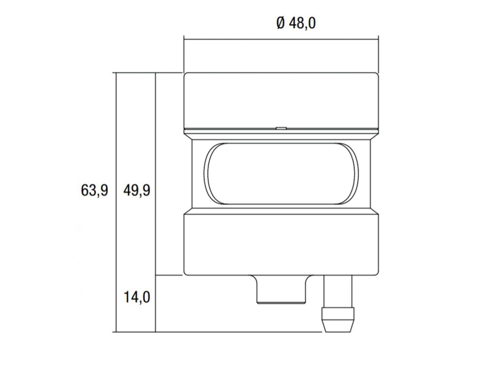 Передний тормозной бачок LighTech OBT001COB Cobalt 31см3