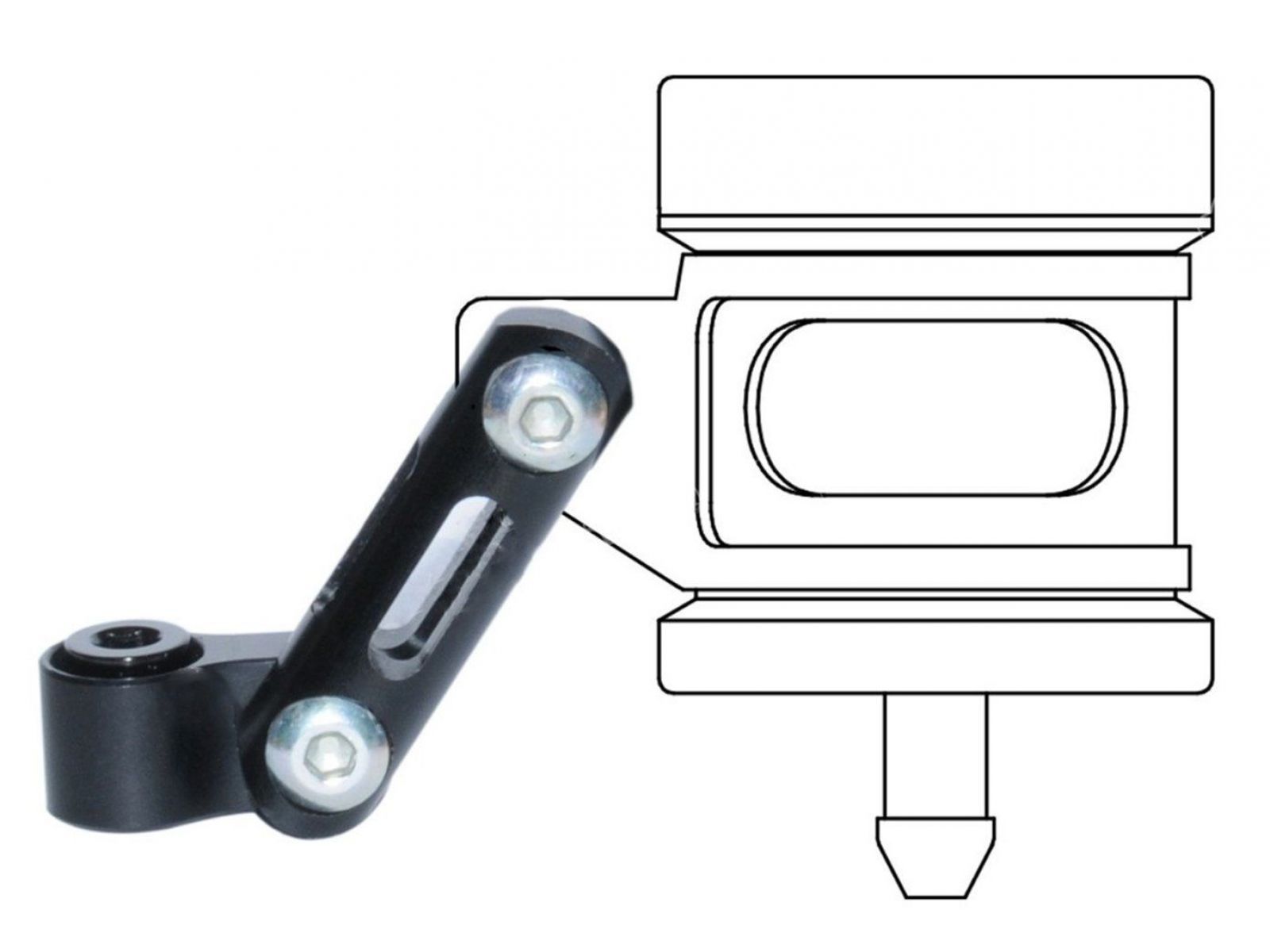 Кронштейн тормозного бачка LighTech универсальный