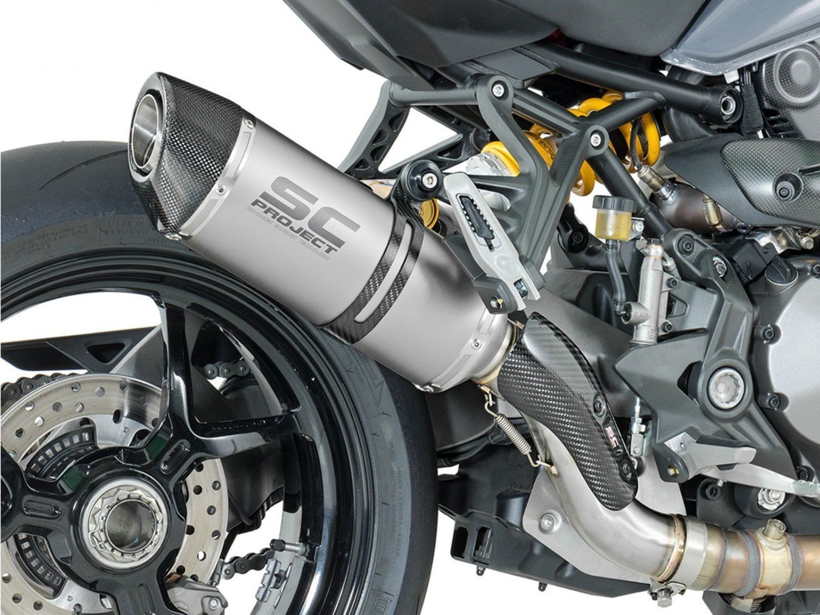 Глушитель SC Project Oval для Ducati Monster 1200 16-19