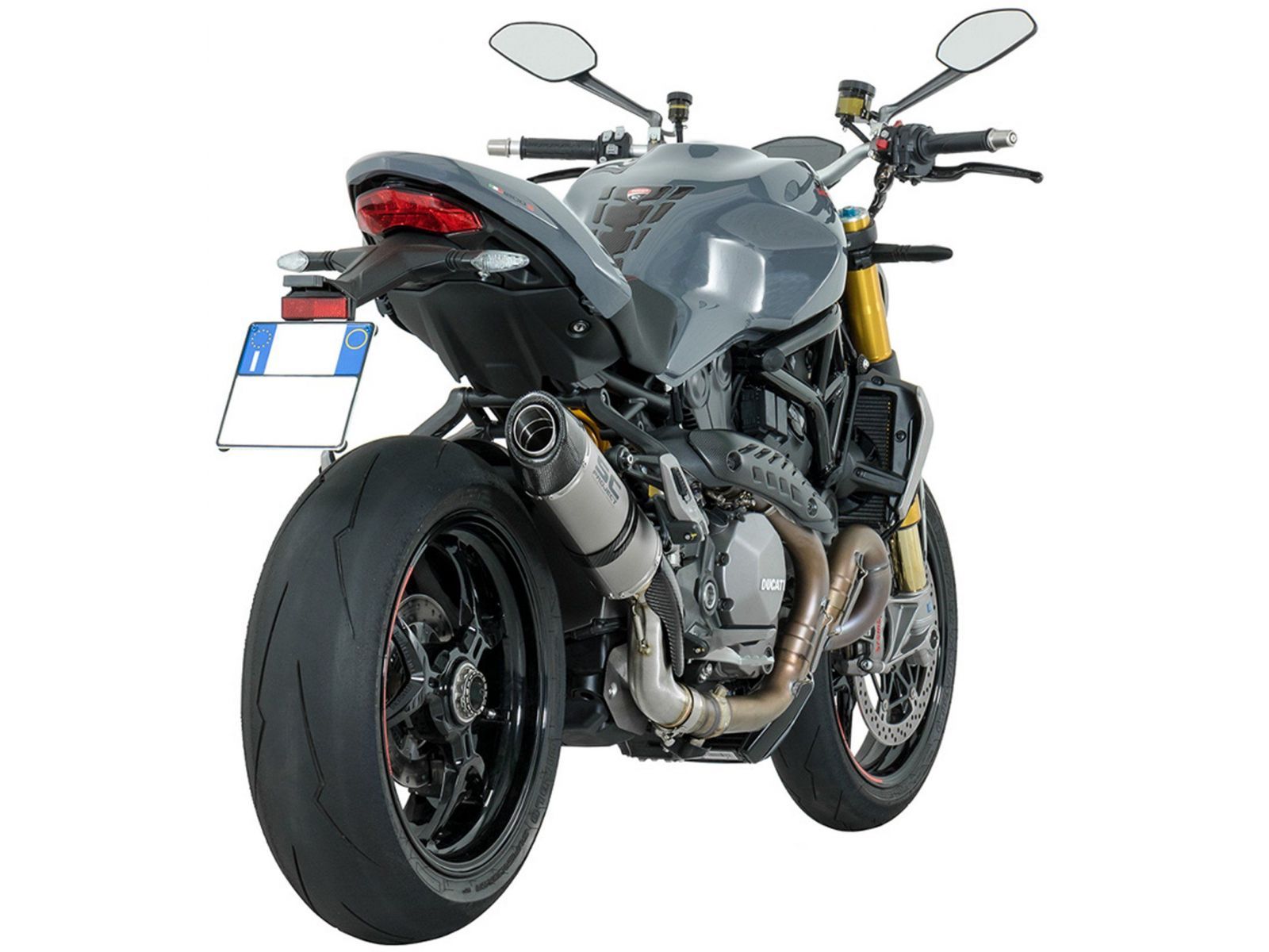 Глушитель SC Project Oval для Ducati Monster 1200 16-19