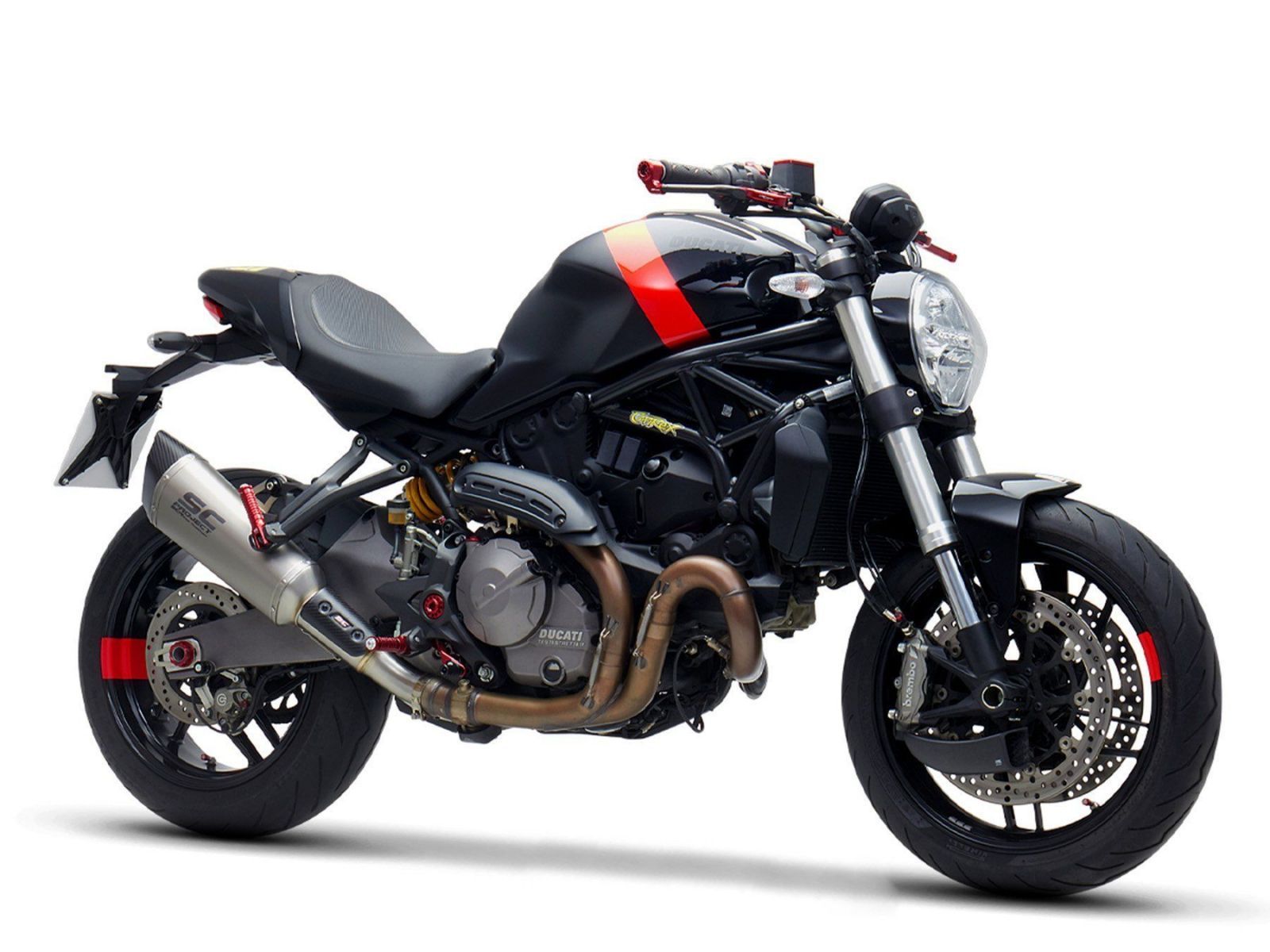 Глушитель SC Project SC1-R для Ducati Monster 821 18-19