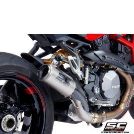 Глушитель SC Project Slip-On CR-T титан для Ducati Monster 1200 17-20