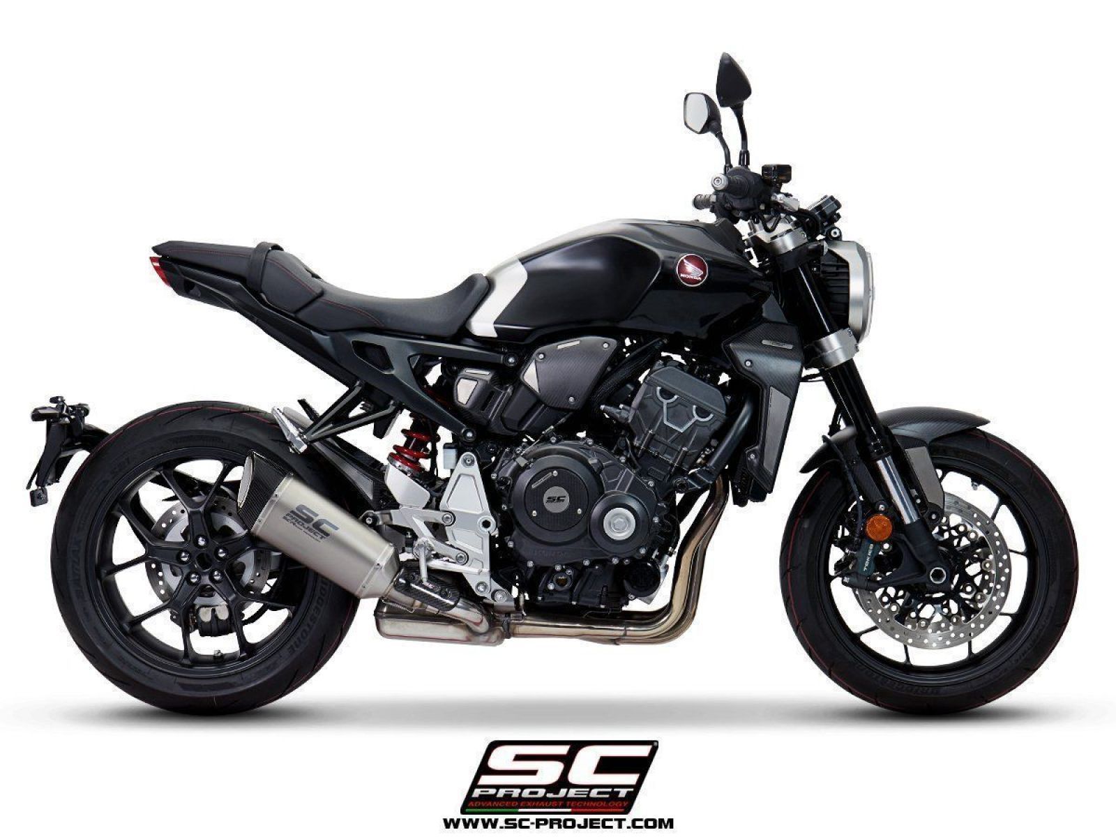 Глушитель SC Project Slip-On SC1-R титан для Honda CB1000R Neo Sport Cafe 18-20