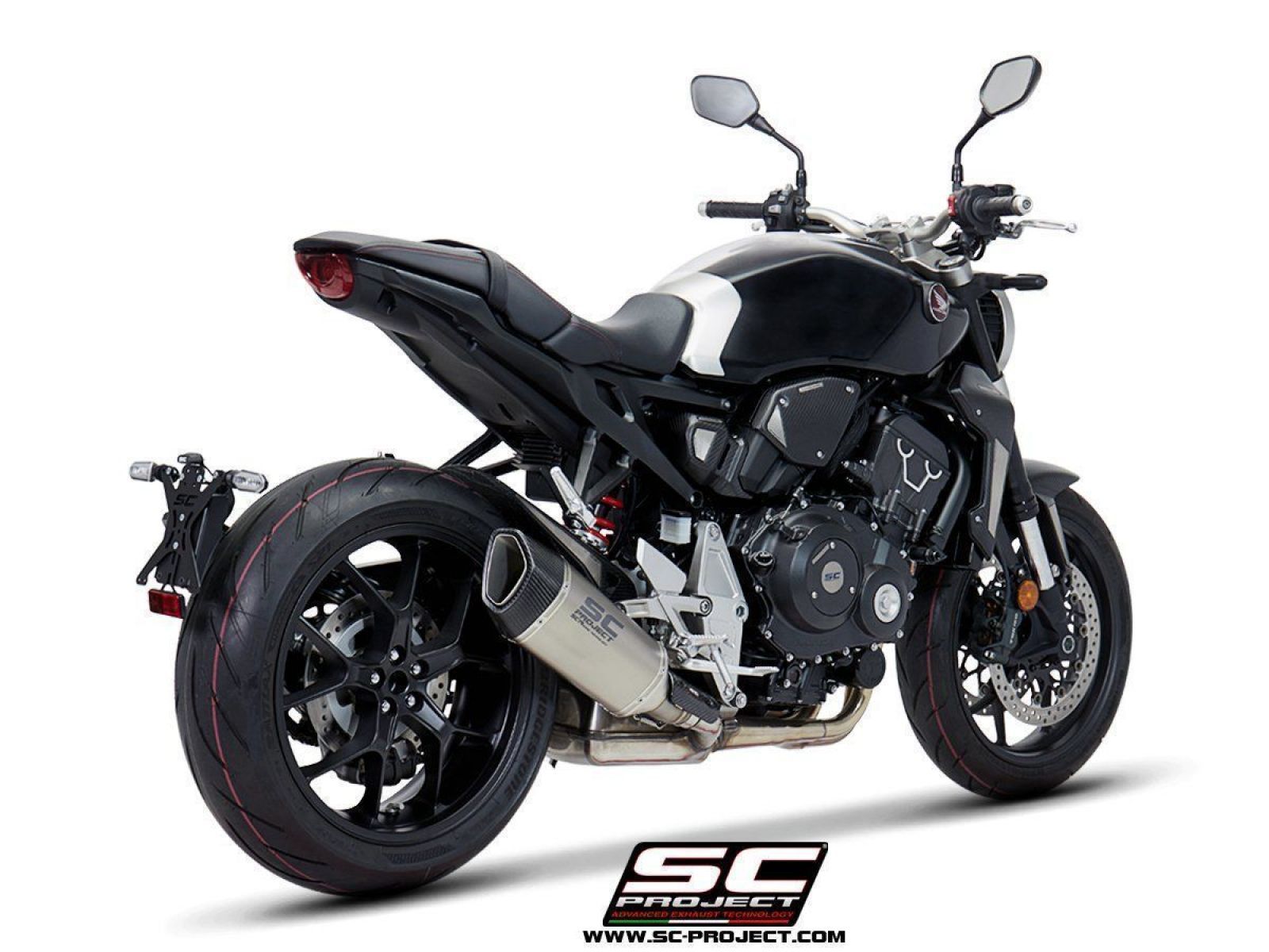 Глушитель SC Project Slip-On SC1-R титан для Honda CB1000R Neo Sport Cafe 18-20
