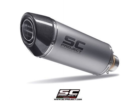 Глушитель SC Project Slip-On Oval титан карбон для Kawasaki Z400 19-20
