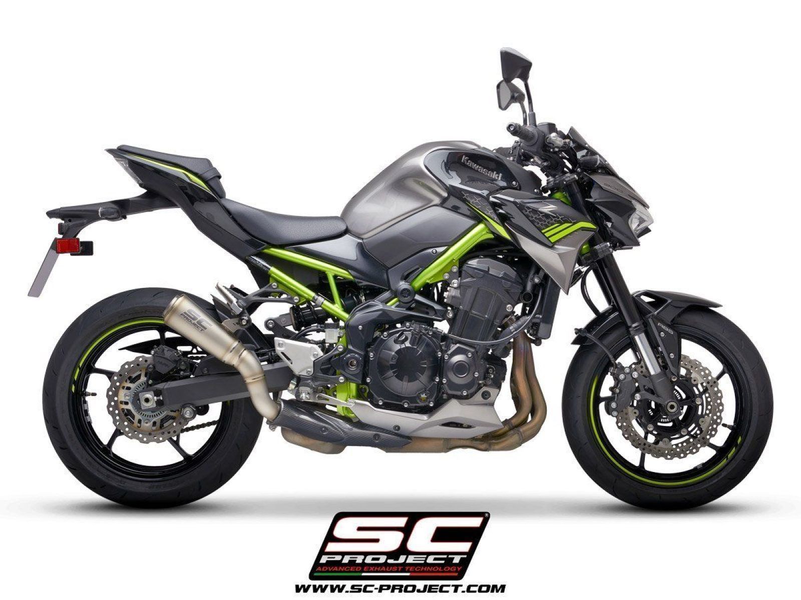 Глушитель SC Project Slip-On S1-GP титан для Kawasaki Z900 20
