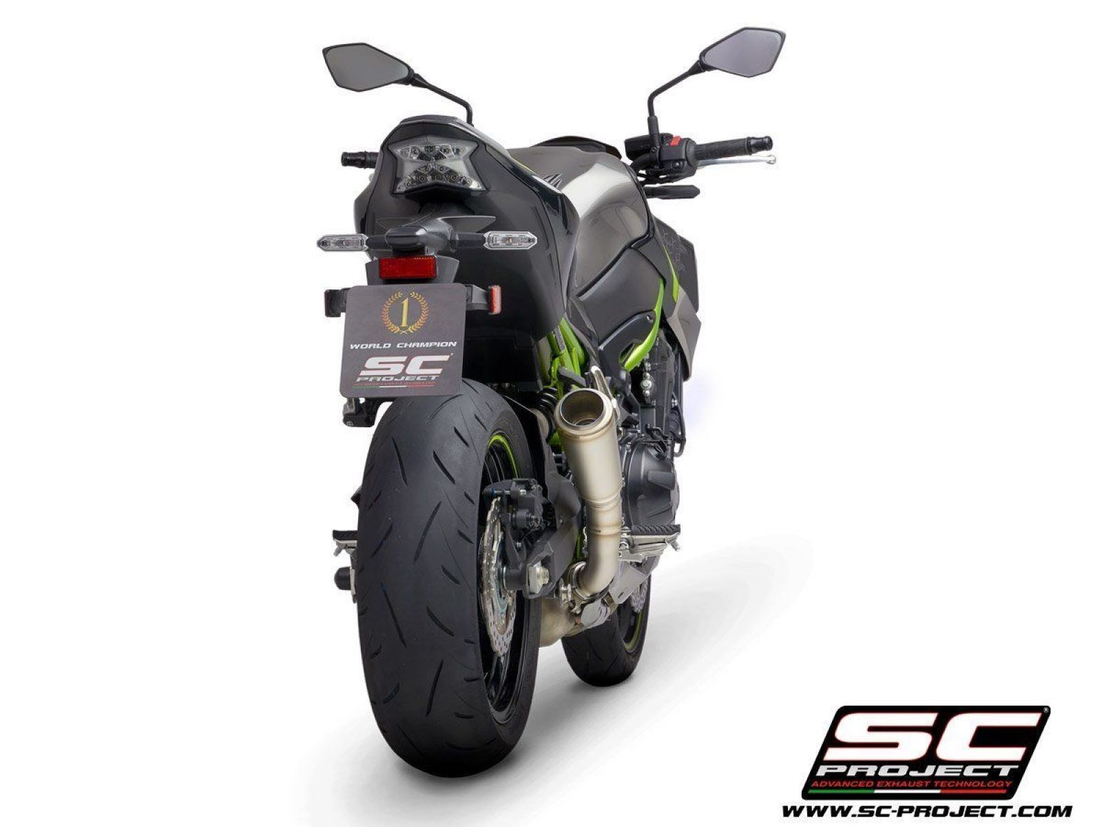 Глушитель SC Project Slip-On S1-GP титан для Kawasaki Z900 20