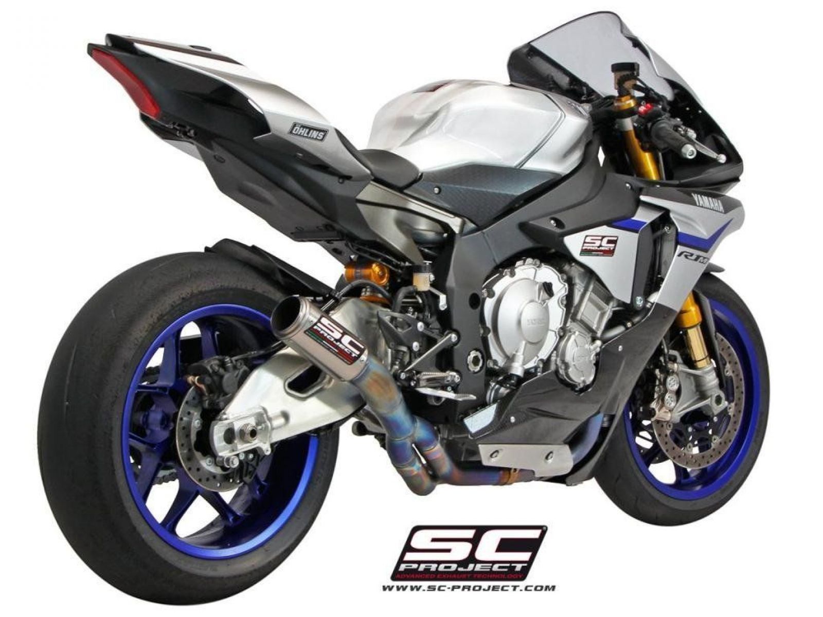 Выхлопная система SC Project CR-T титан для Yamaha R1 15-19, R1M 15-20
