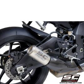 Глушитель SC Project Slip-On CR-T титан для Yamaha R1 15-19, R1M 15-19