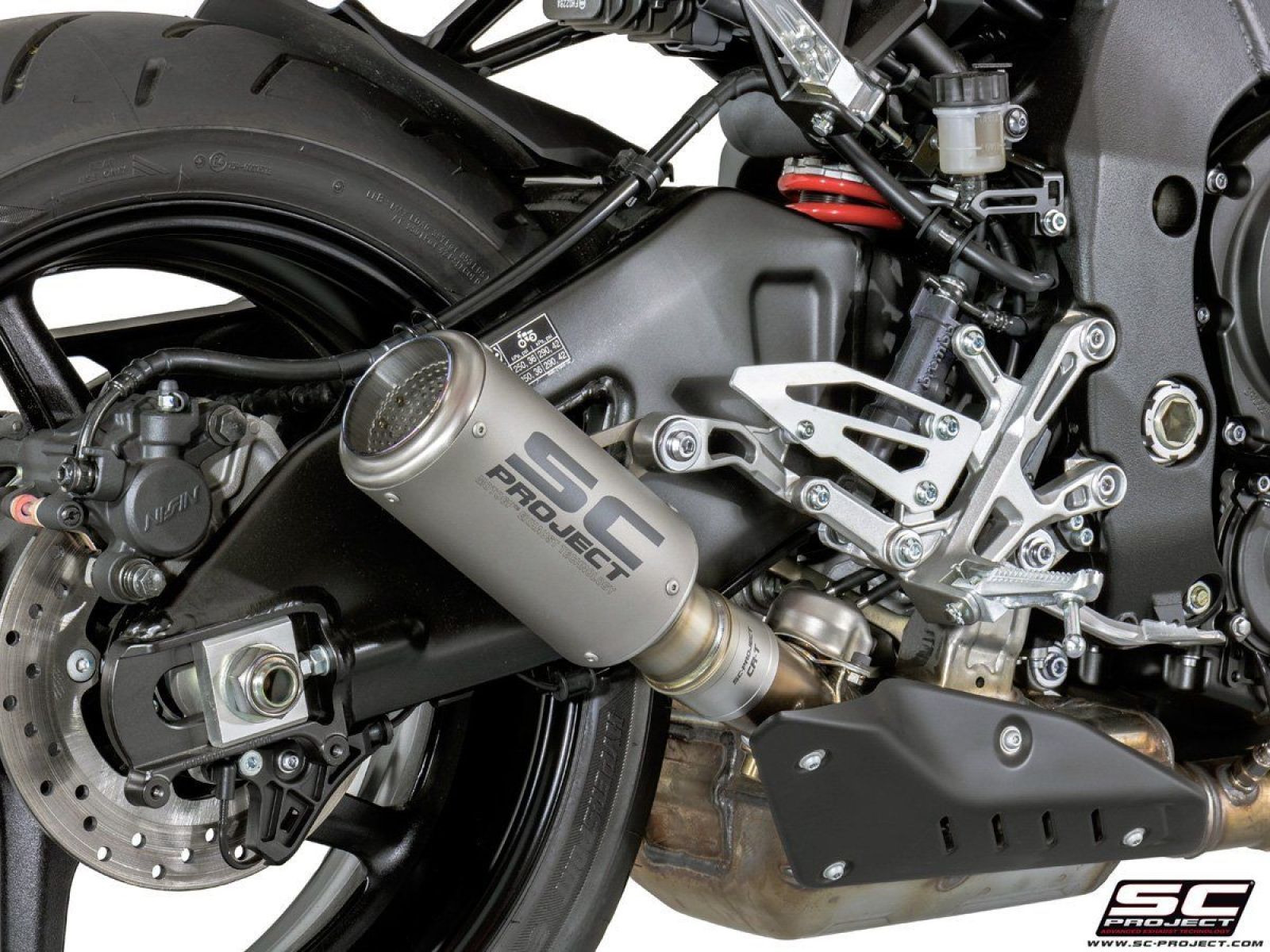 Глушитель SC Project Slip-On CR-T титан для Yamaha MT-10 16-19, FZ1 16