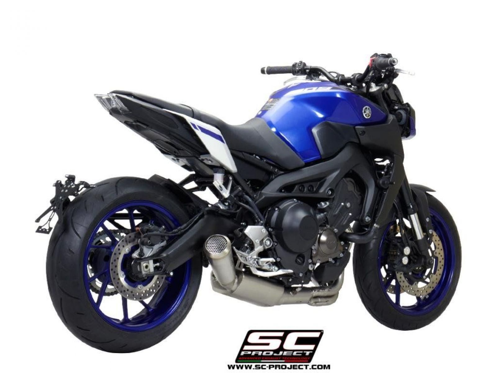 Выхлопная система SC Project Conico 70s сталь для Yamaha MT-09 17-20